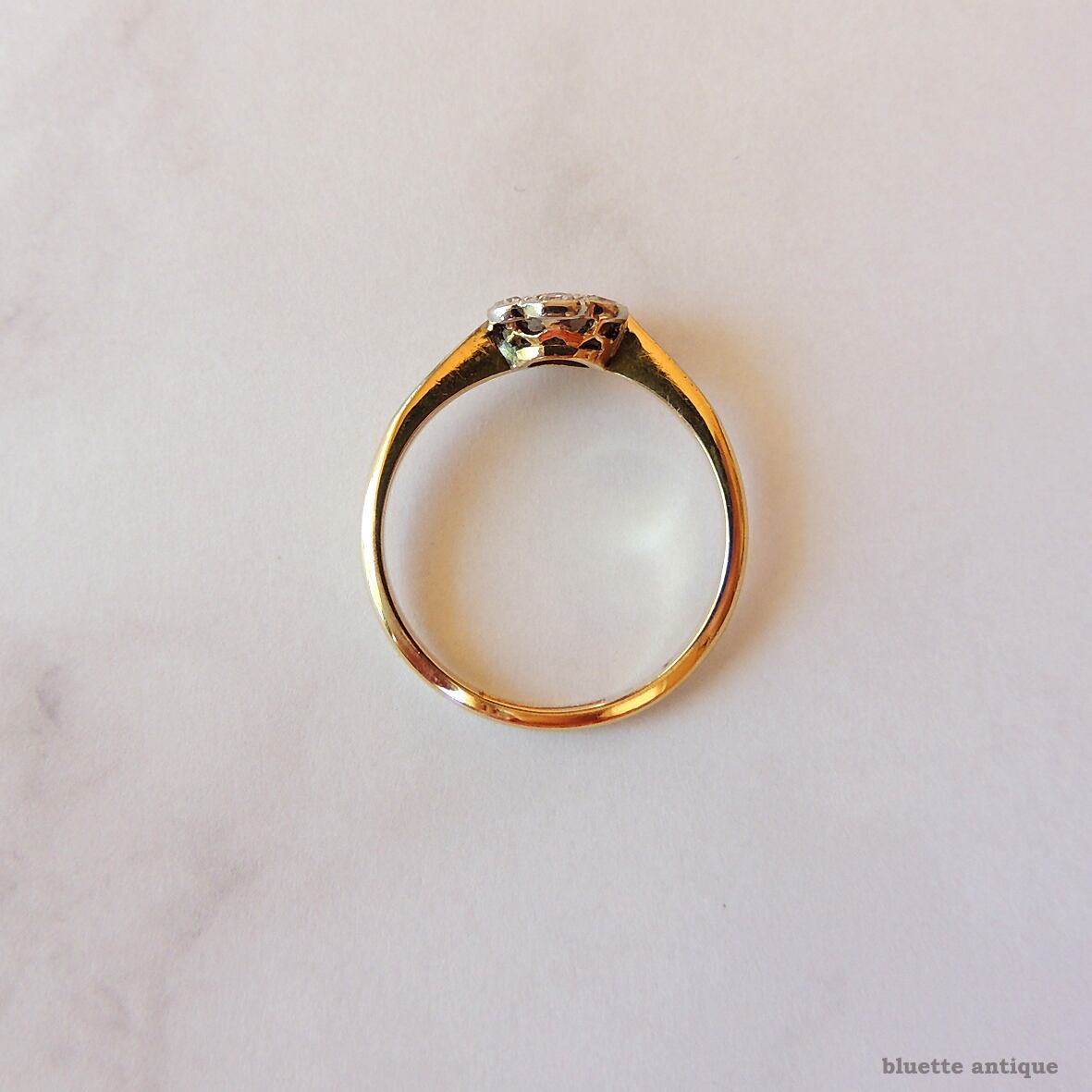 18CT 宝石付 ダイヤモンド 10号｜ファッション