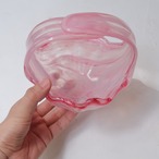 ピンクマーブルのジュエリートレイ