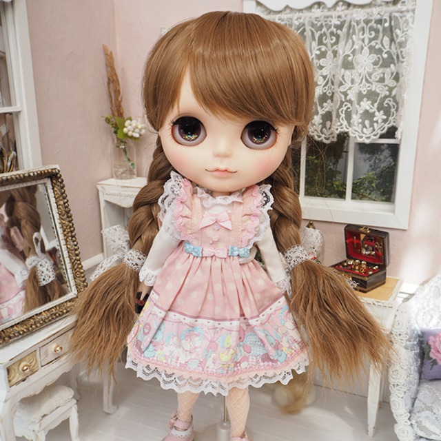 ネオブライス ウィッグ 赤毛のアン風ツインおさげMMm 10インチ Blythe 