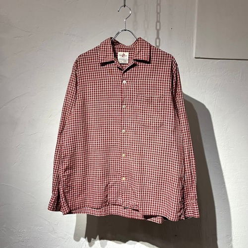 60s Pank Lone Open Collar Cotton Shirt
