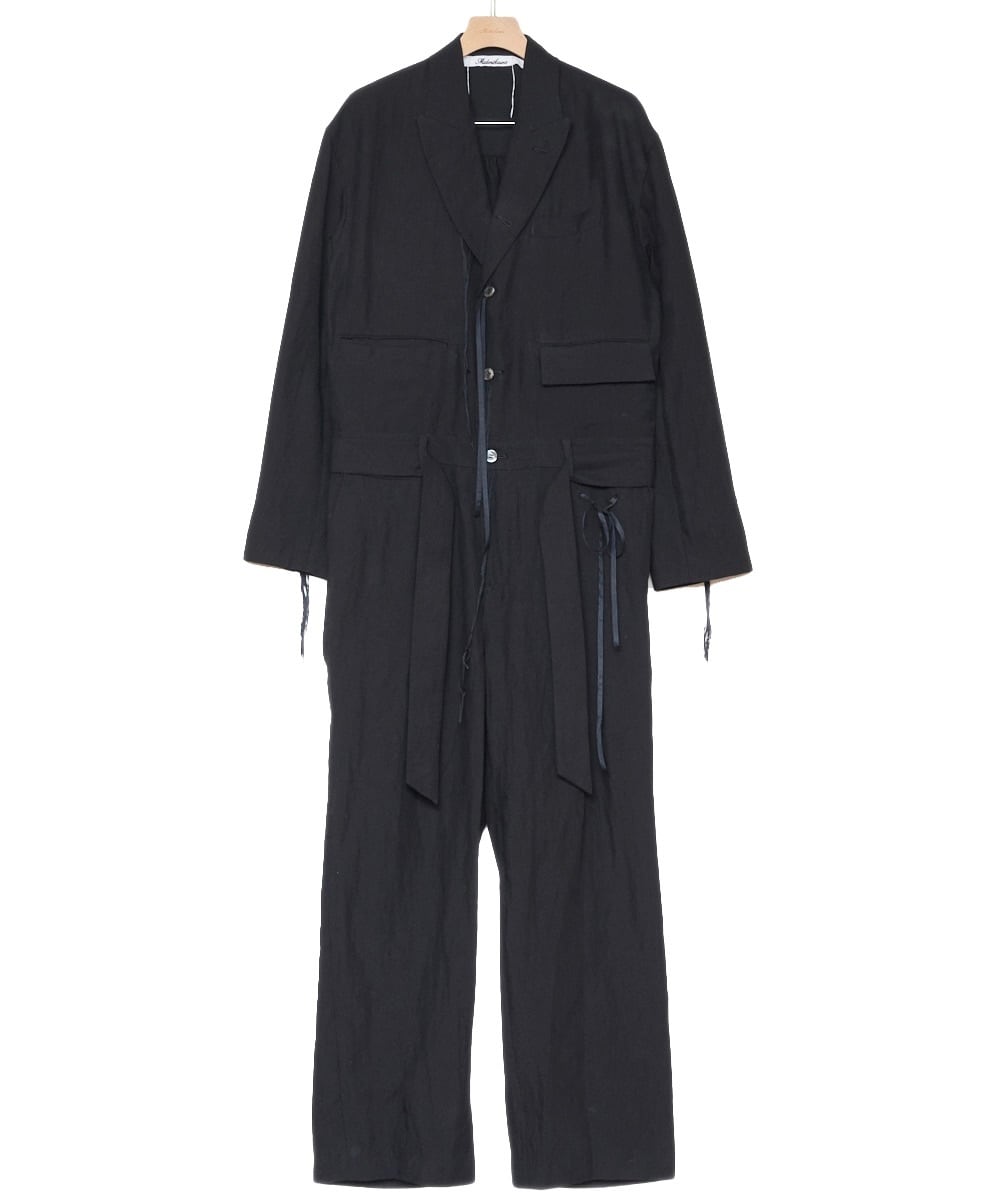JUMPRIZE フルスーツ 黒 Midorikawa / MID26SS-JK04A JUMP SUIT (BLACK) | AfterSchool