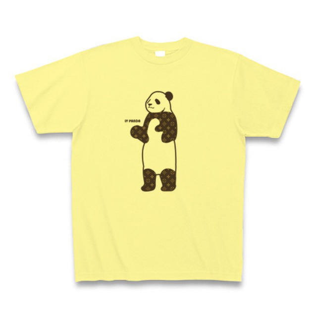 LV PANDA（ルイヴィトンのモノグラム風柄のパンダ）B | ［everyday365T 