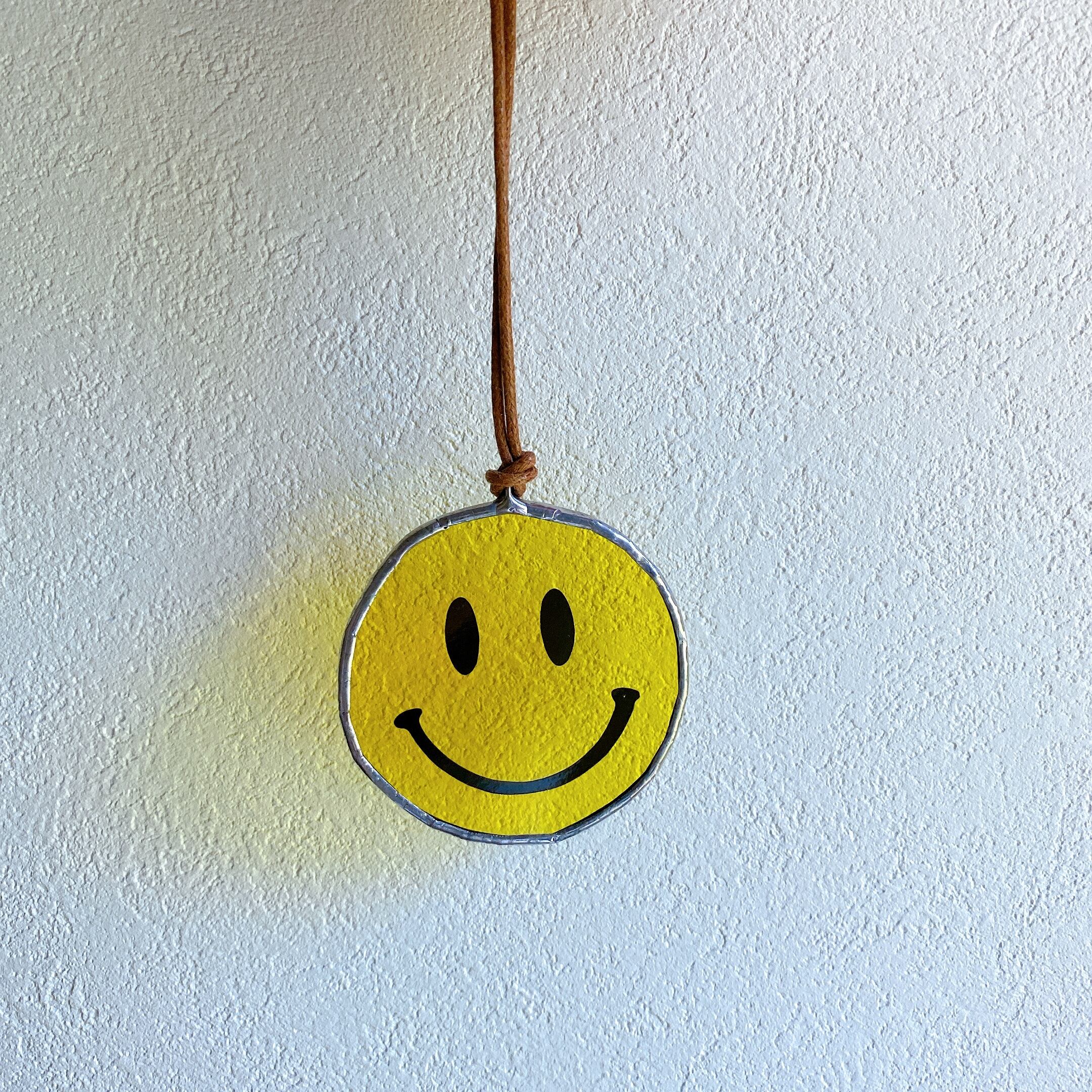 ステンドグラス Smileサンキャッチャー（イエロー） | SmileLABO