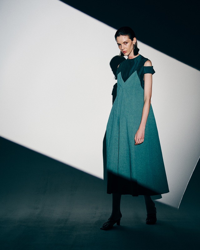 Silknep Line Design Dress
