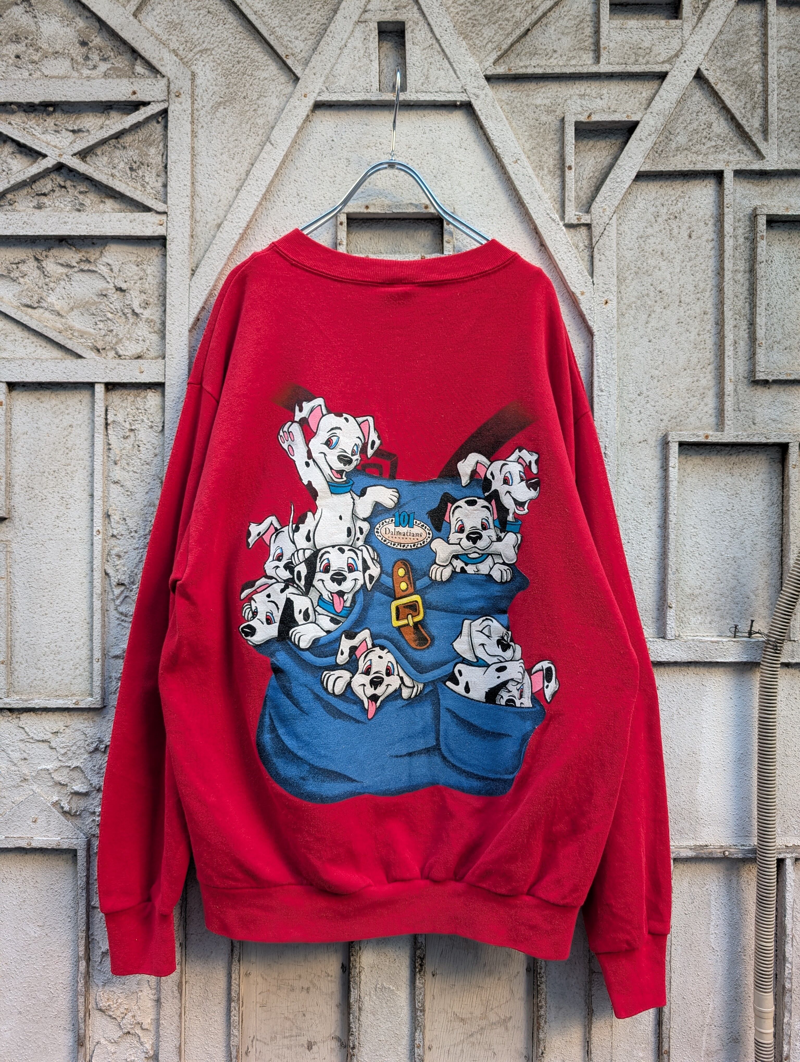 "101" print sweat / made in USA