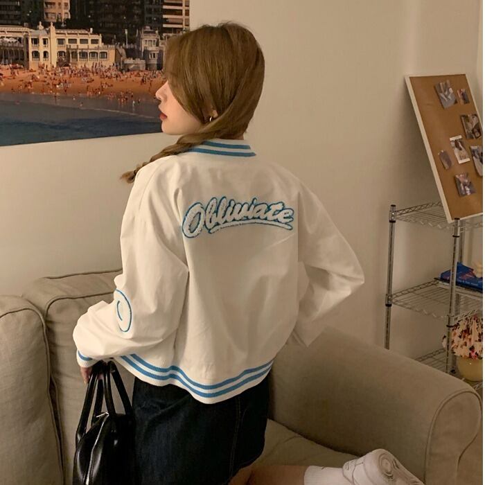 ショートコート スプリングオータムカジュアルルーズトップス 春物 秋物 モンロー42508449168