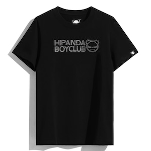 送料無料【HIPANDA ハイパンダ】メンズ ラインストーン Tシャツ MEN'S RHINESTONE SHORT SLEEVED T-SHIRT / WHITE・BLACK