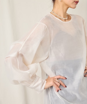 SHEER VOLUME BLOUSE【5420027】