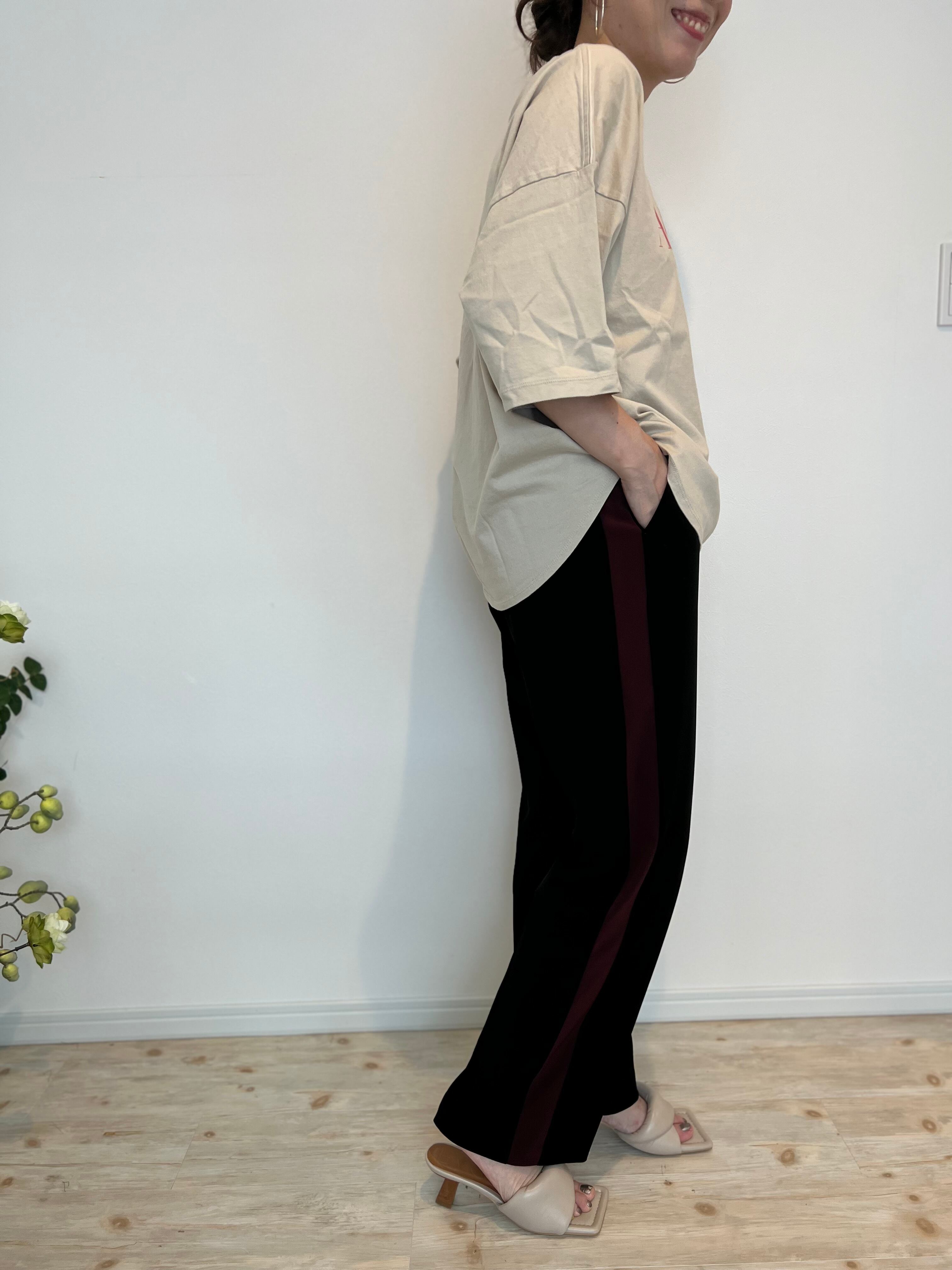 【LEMELANGE】5部袖ロゴTeeシャツ