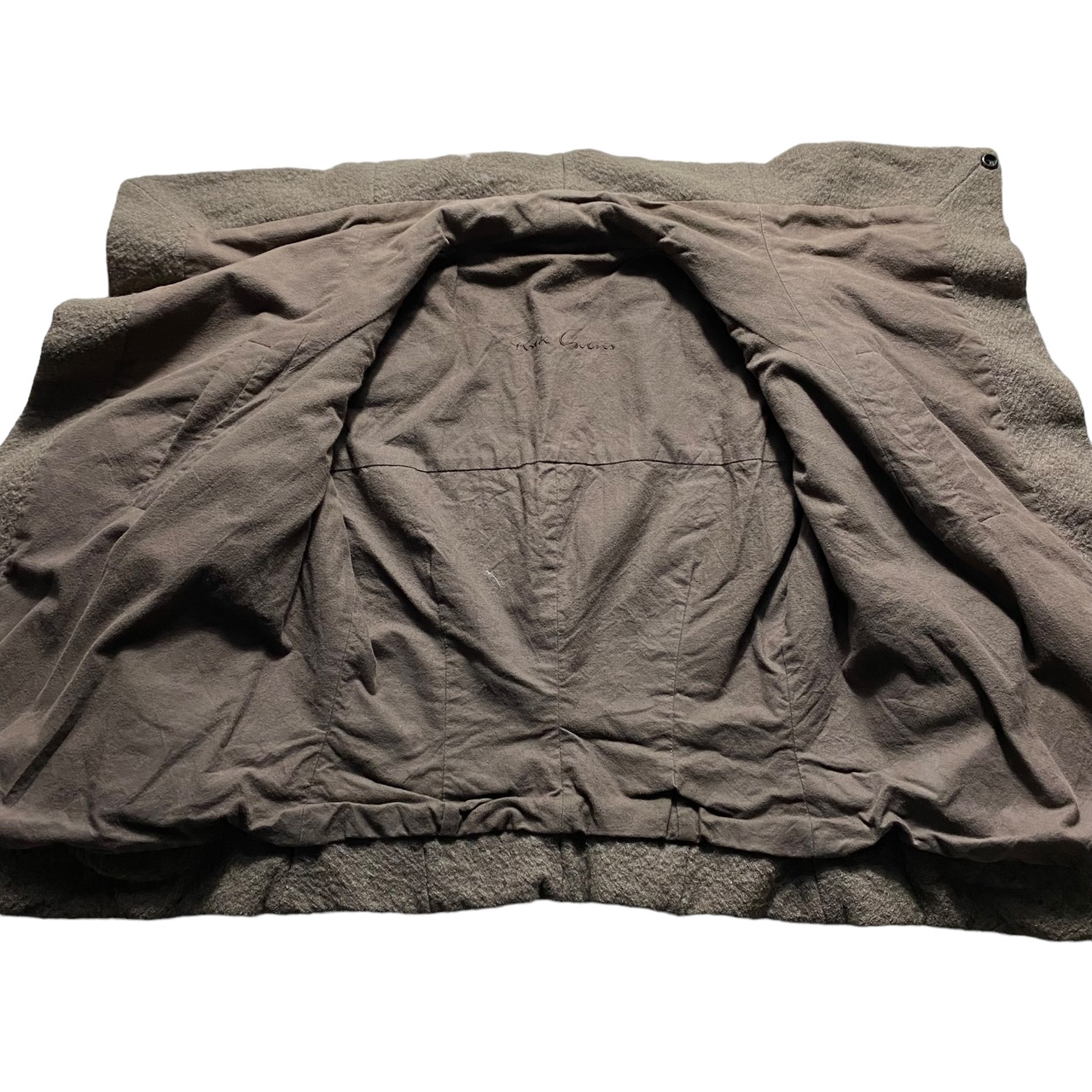 RICK OWENS wool riders jacket