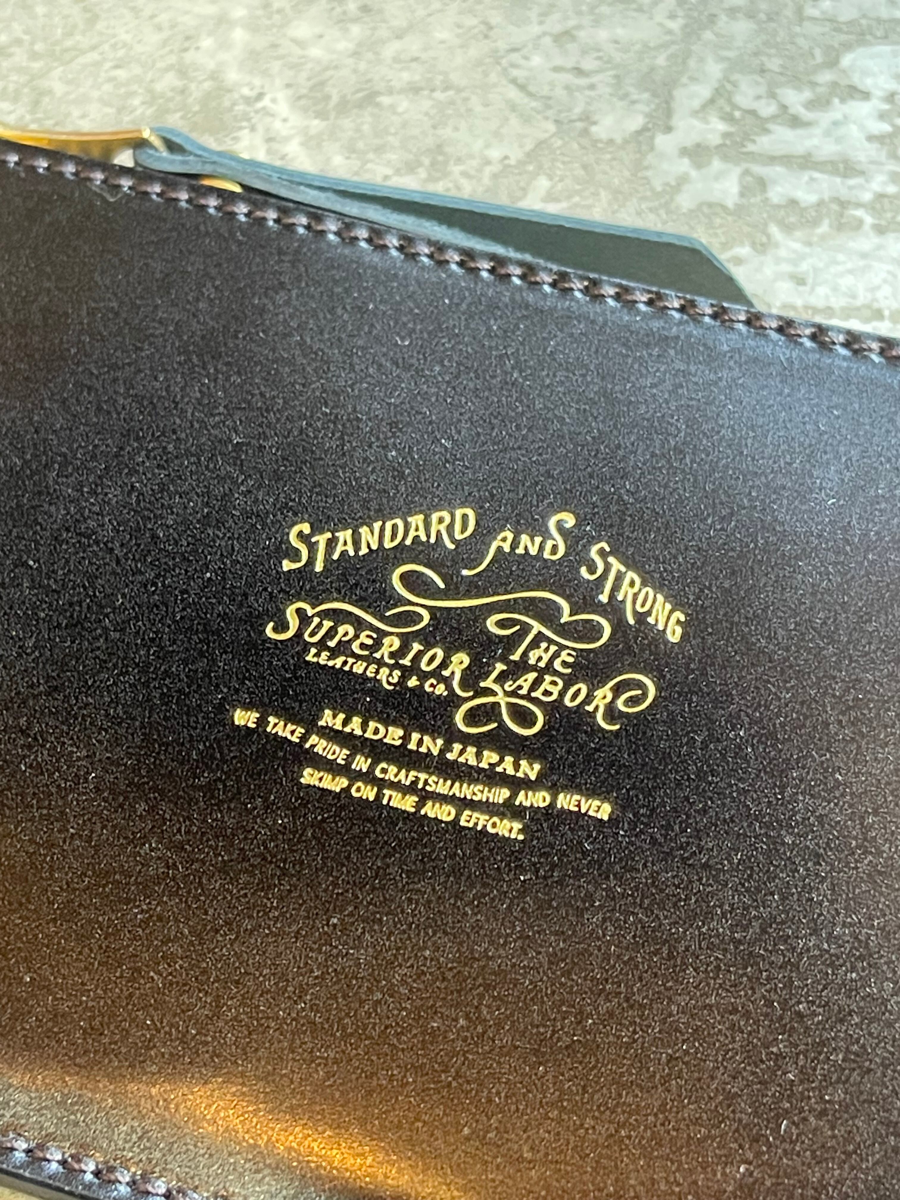THE SUPERIOR LABOR cordovan L zip wallet | tsl-yamaguchi