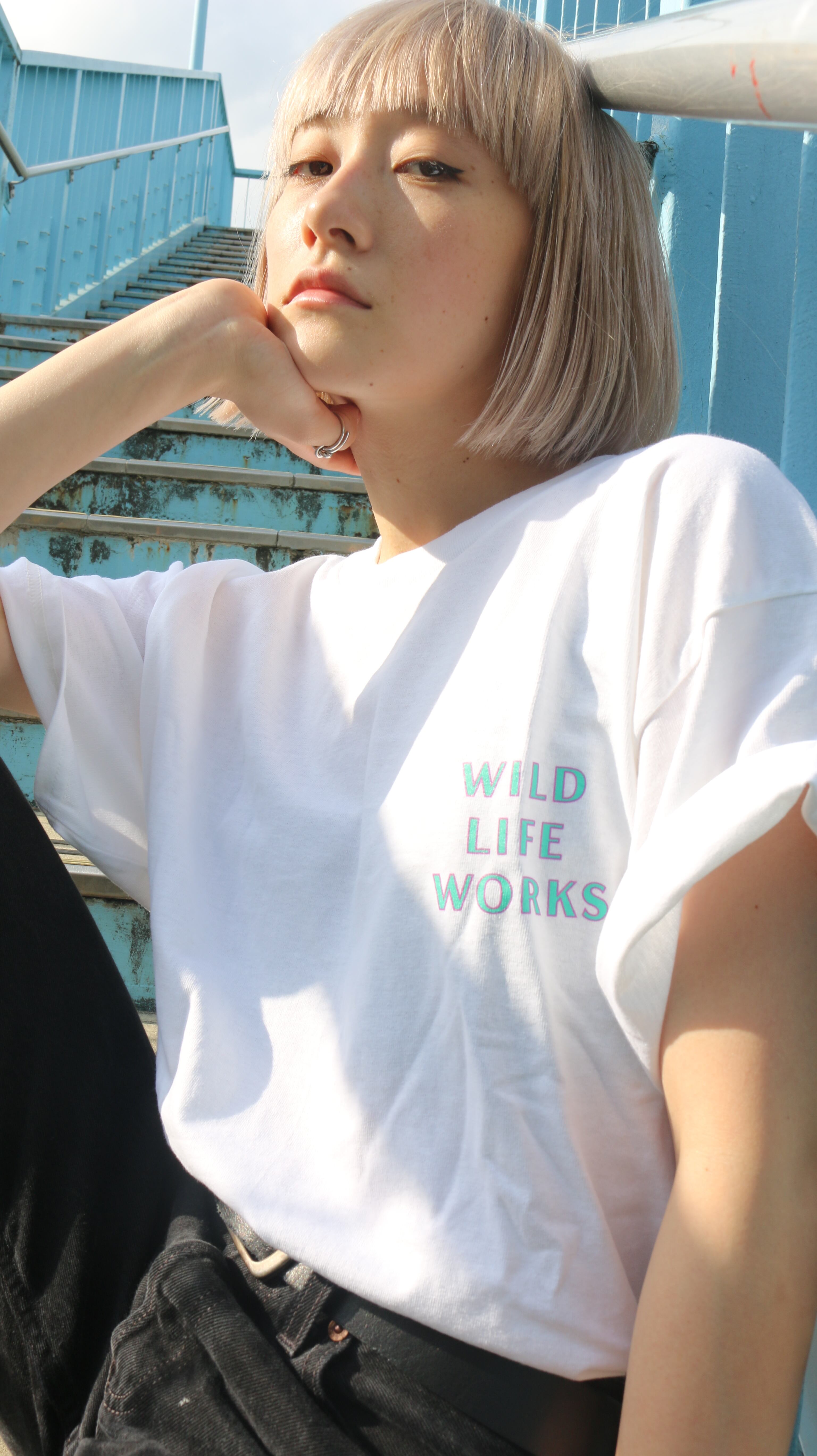 WILDLIFE WORKS 白Tシャツ