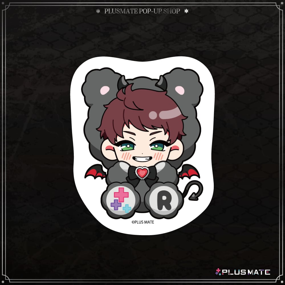 PLUSMATE かれぬい~天使&悪魔~ ステッカー 【桐ケ谷】