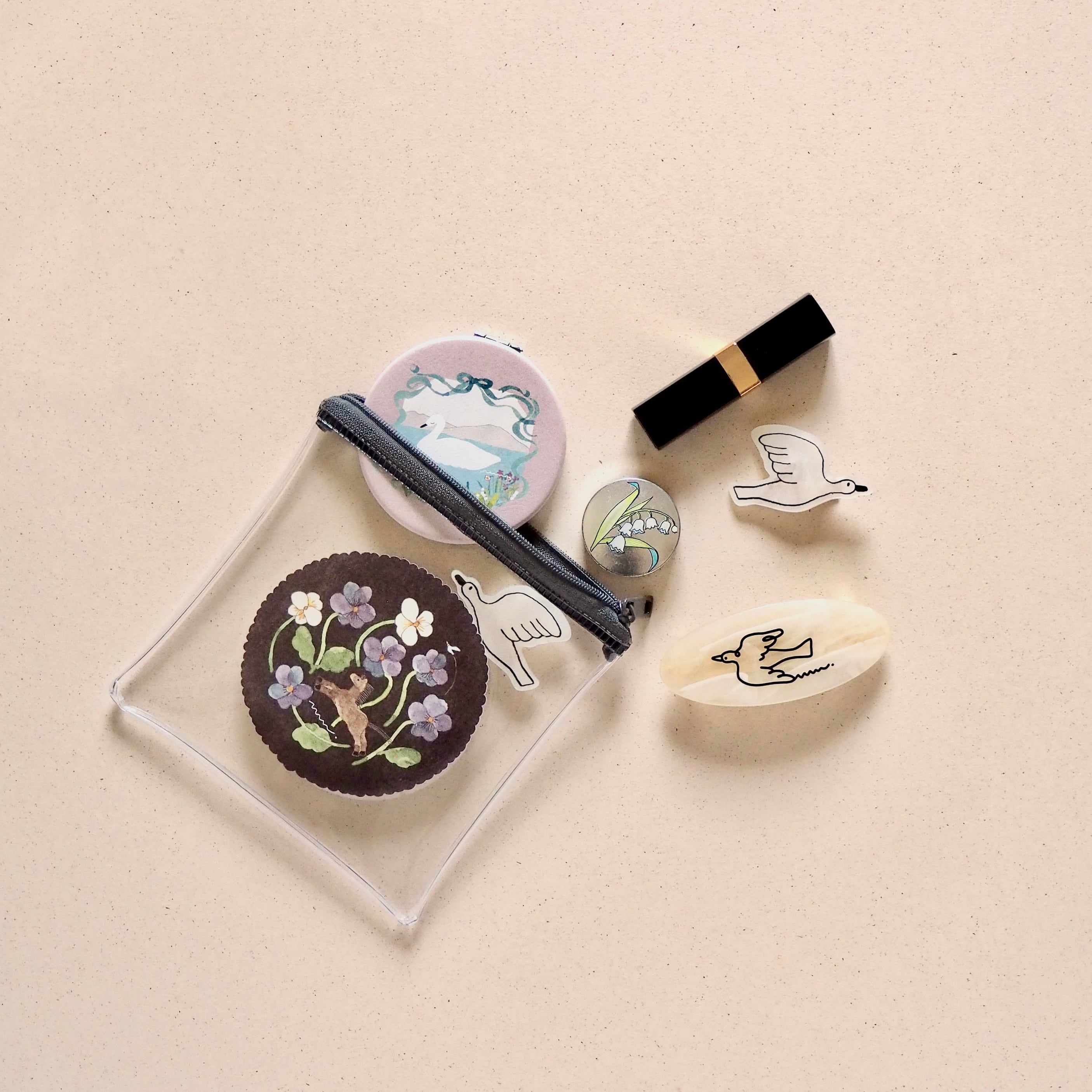 clear pouch S