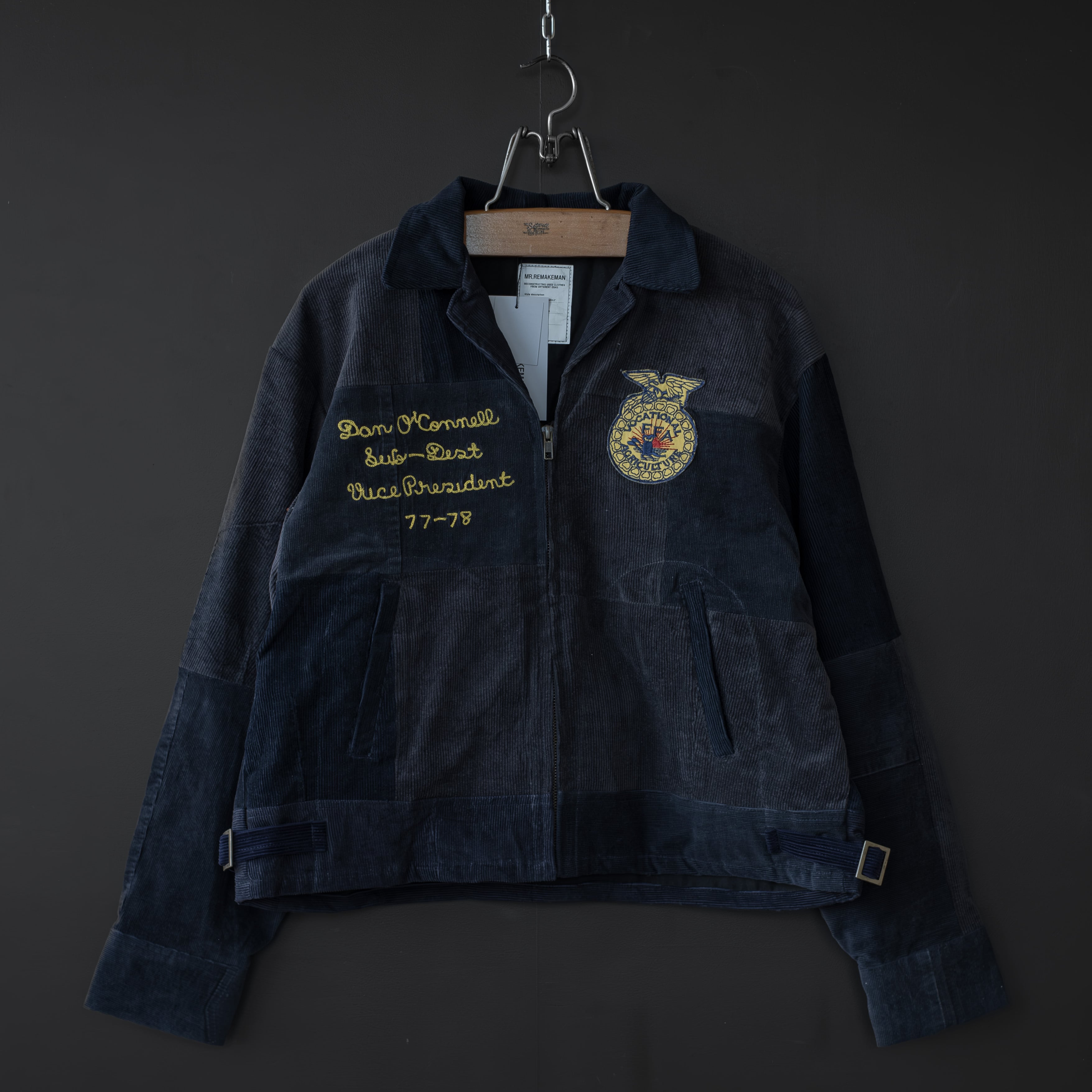 Mr. Remake Man.】 remake FFA jacket (navy size S) | dros dro