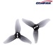 GEMFAN 2023 Hurricane 3-blade prop 1.5mm 4L4R CLEAR GREY