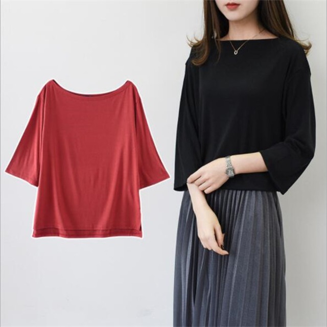 Ｔシャツ 半袖 コットン ゆるやか レディースファッション