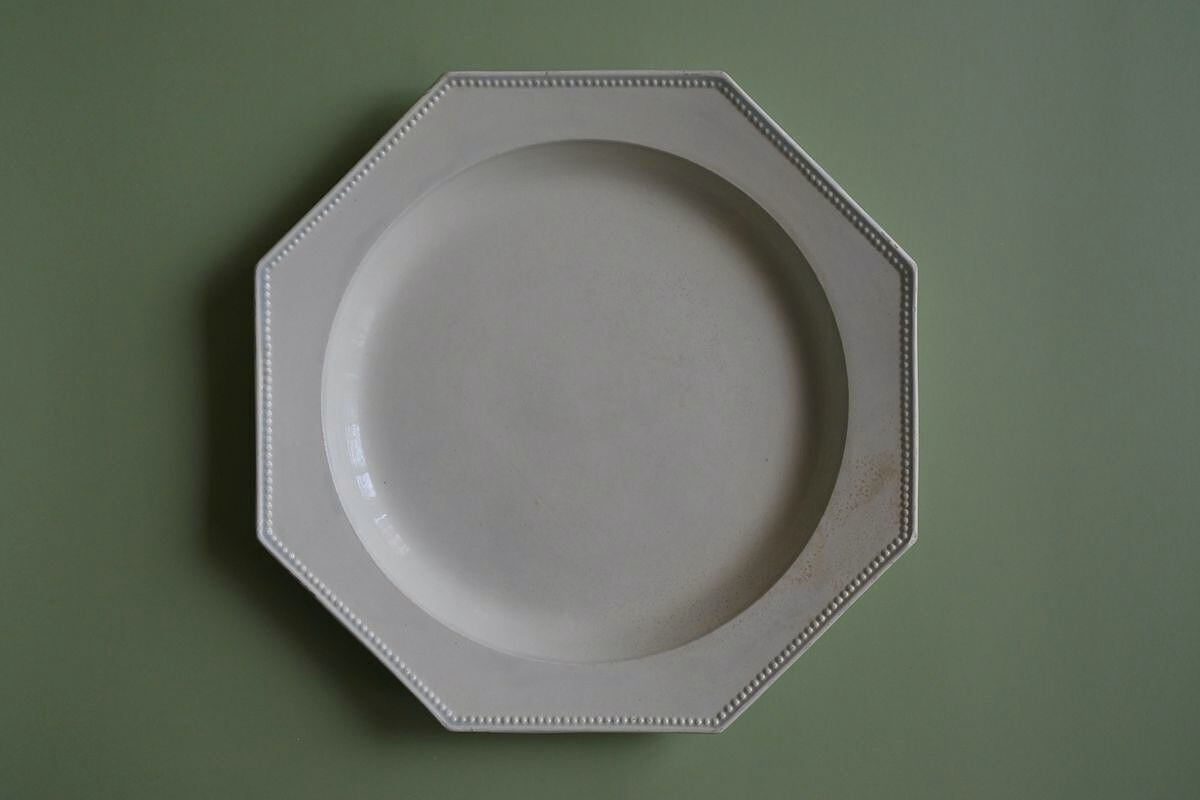 Early 19th C. Octagonal Plate, Paillart & Hautin Choisy A