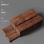 【木製 インテリア ティッシュボックス】ティッシュケース 十字 引き出し箱 デスクトップ 収納ケース リビング シンプル スタイリッシュ おしゃれ 生活雑貨