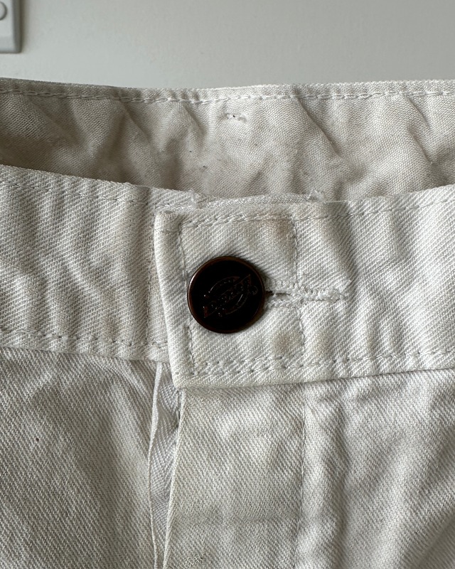 -Dickies- Vintage 00s white paintr pants