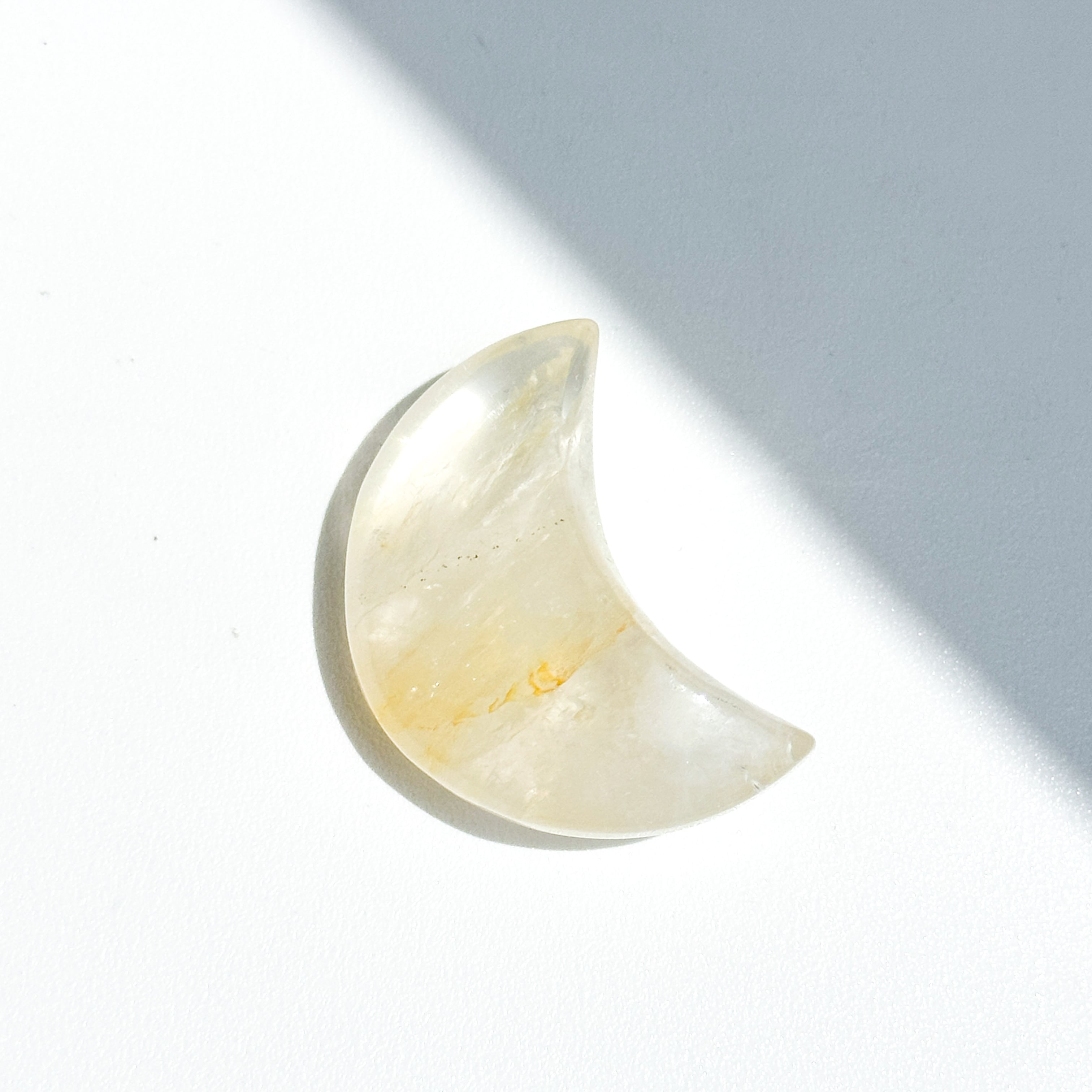 ゴールデンヒーラー　ムーン　月　虹入　スタンド付き ゴールデンヒーラー 三日月11◇ Golden Healer ◇天然石・鉱物