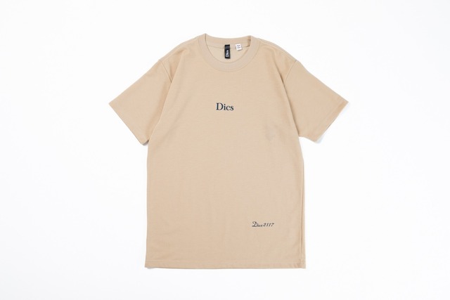 DICS エアレットTシャツ　ベージュ　【日本製】