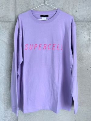 『SUPERCELL』ロンT LIGHT PURPLE