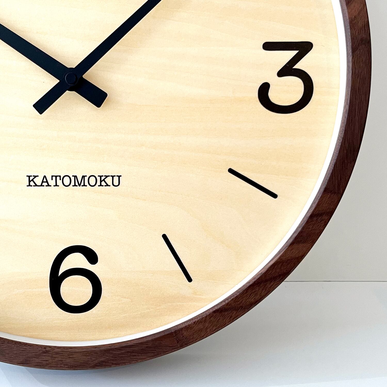 KATOMOKU muku clock 20 LL ウォールナット km-137WA 掛け時計 | 加藤