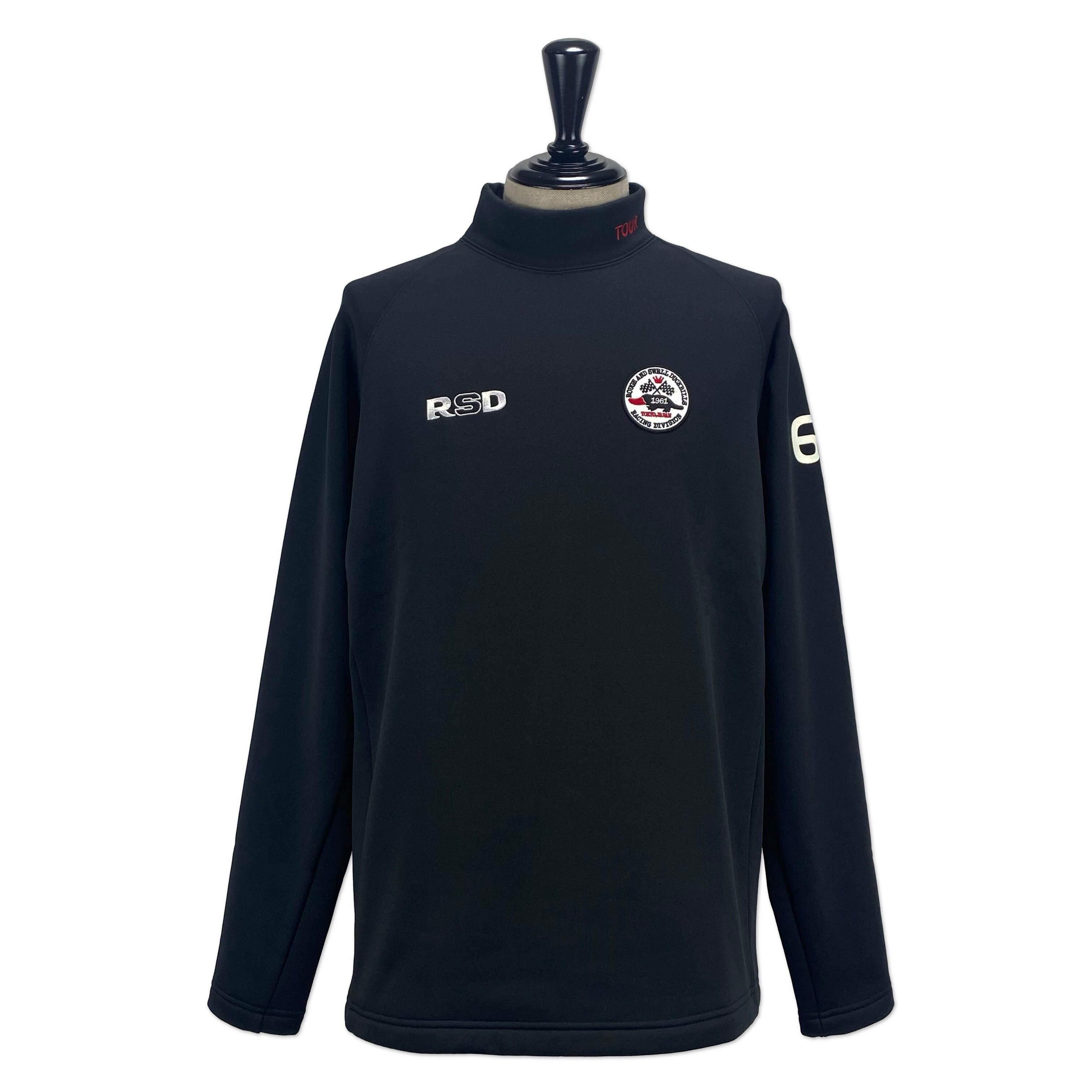 rough & swell】《MEN'S》RACING HOT MOCK (BLACK) | Sandy GOLF
