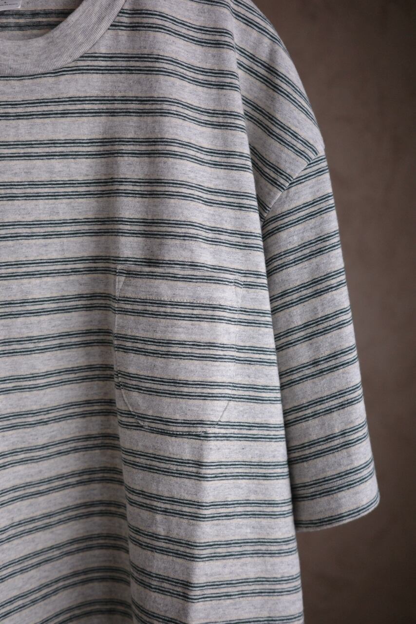 ENDS and MEANS / Horizontal Striped Tee | iremono
