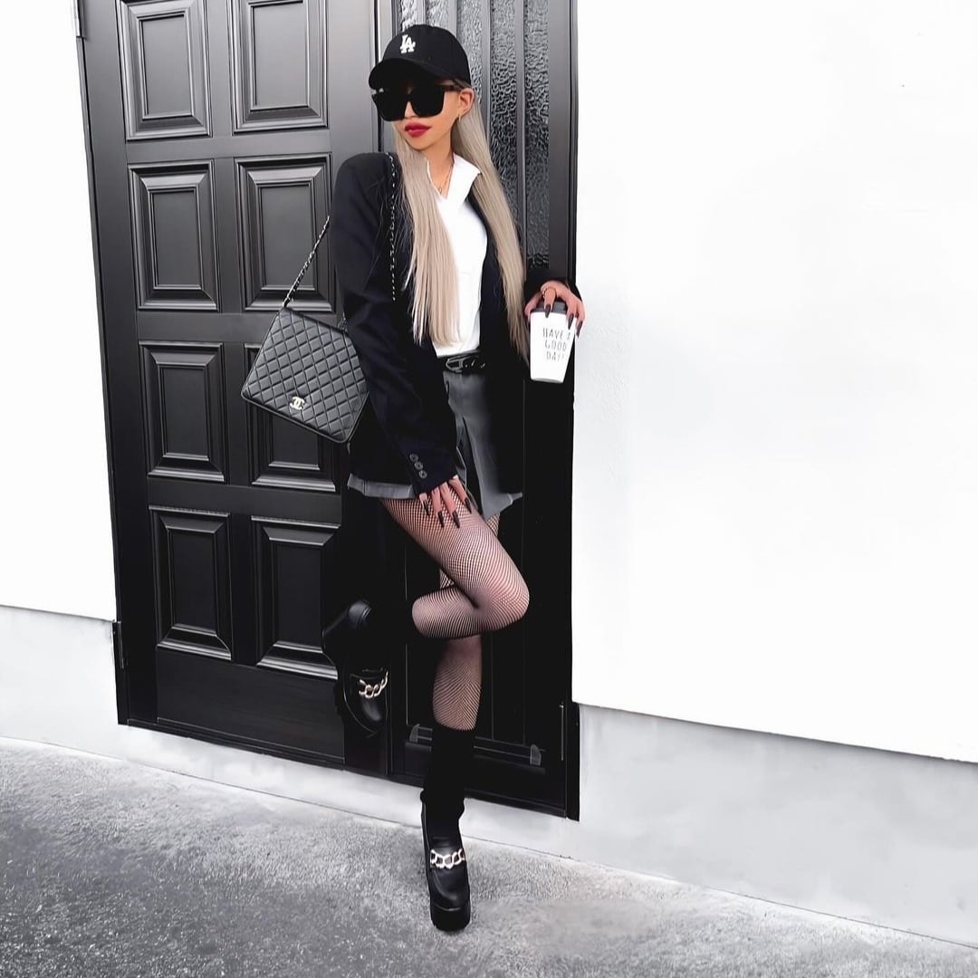 ブラックメッシュローファー バックル付き パスクッチ PASCUCCI レザーメッシュローファー （ブラック