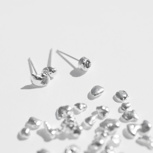[P007]Silver925 Tsubu earring