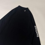 TOURSTAGE ツアーステージ ハイネック 長袖シャツ L/ブラック メンズ ゴルフ
