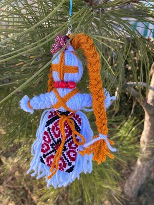 UA.Designer手作りモタンカ（ウクライナの御守り）