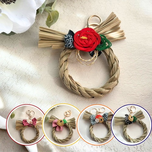 結華しめ縄シリーズ　ミニキーホルダー 画像