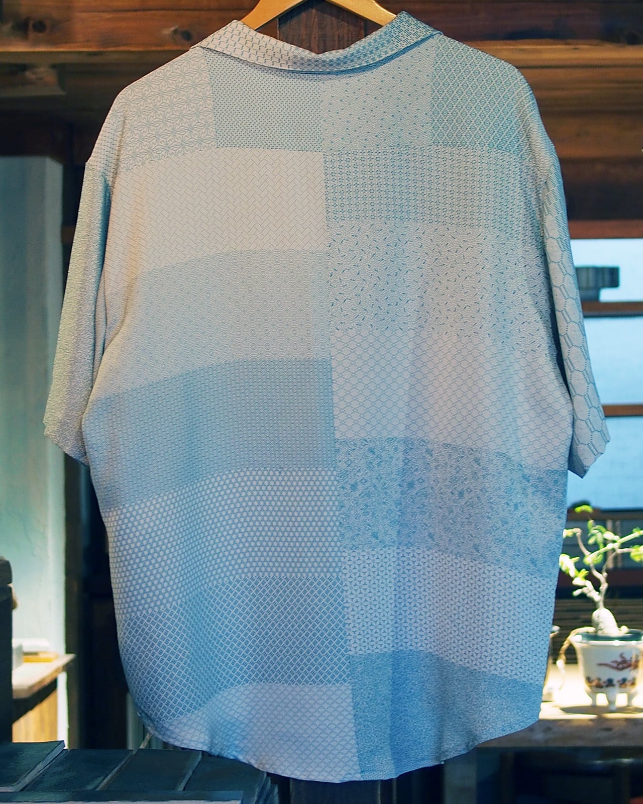 EDOKOMON - ALOHA SHIRT &frasl; 江戸小紋 アロハシャツ | HARUNA Kimono Re