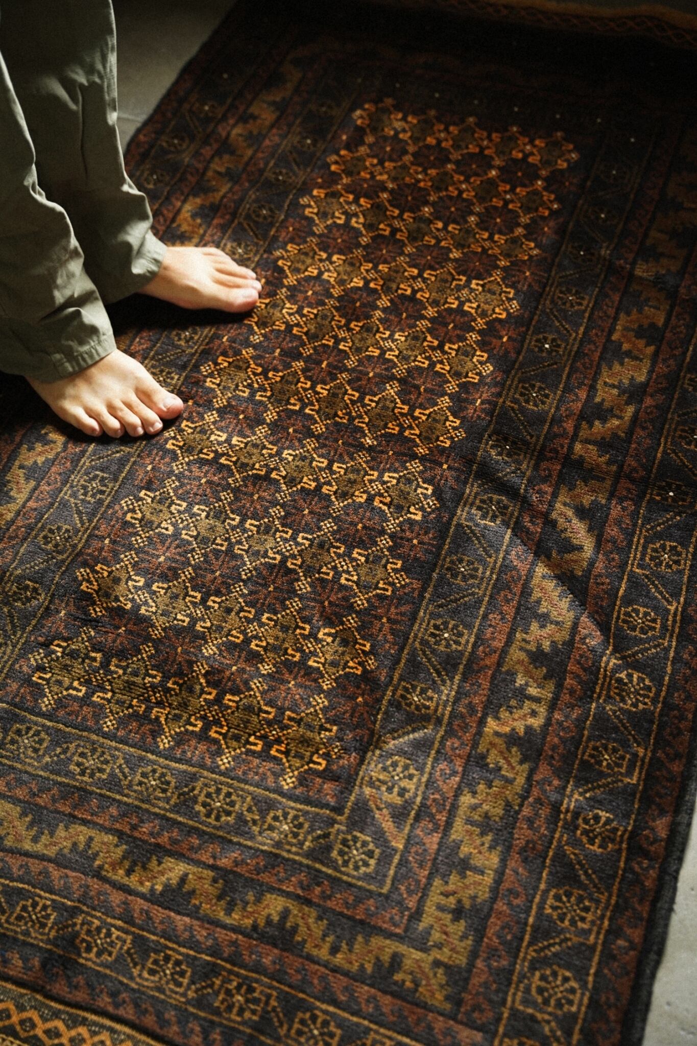 1272-Vintage Farai Baluch rug