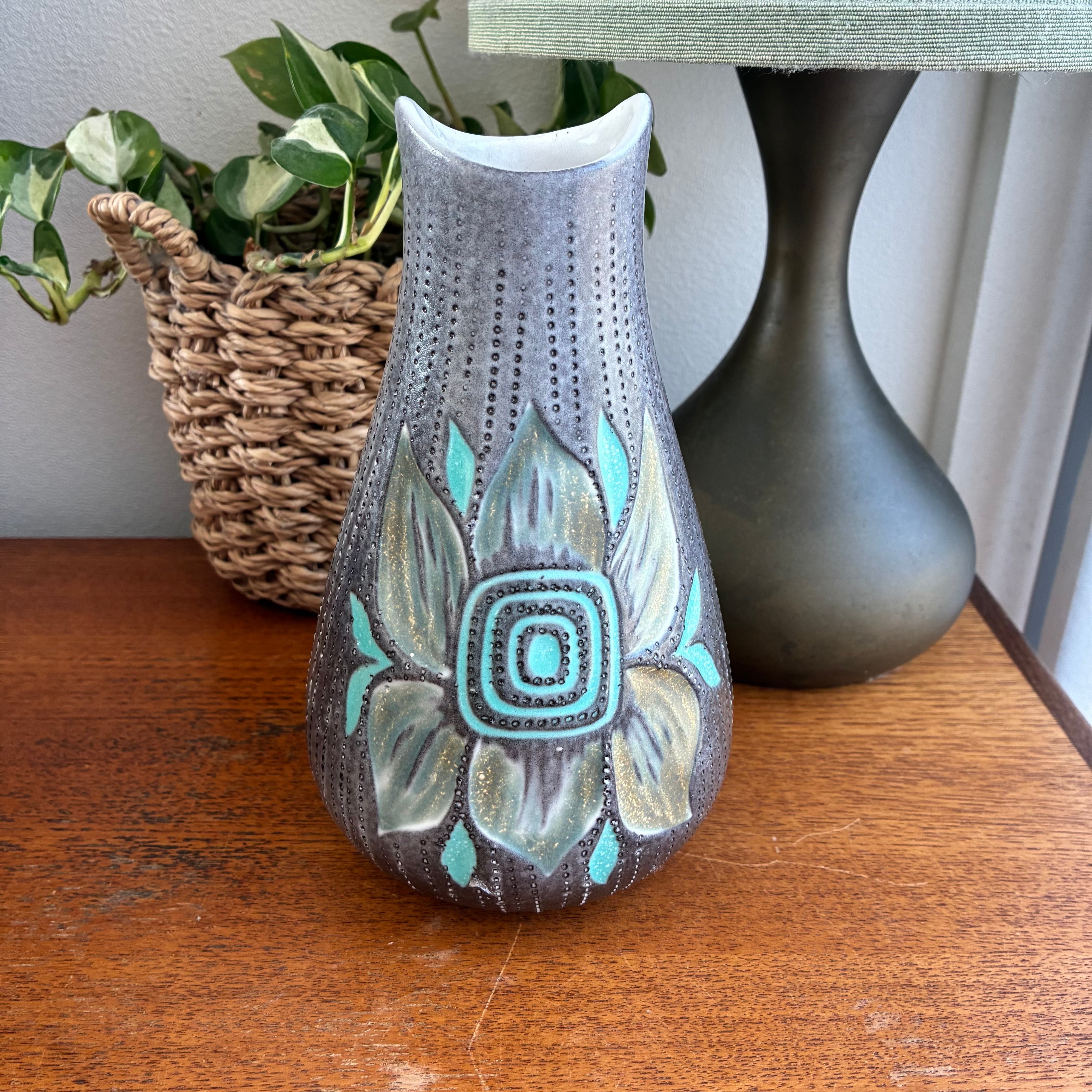 北欧　Upsala Ekeby　マリシムルソン　花瓶　フラワーベース Upsala Ekeby / ウプサラエクビー フラワーベース 一輪挿し 花瓶 Mari