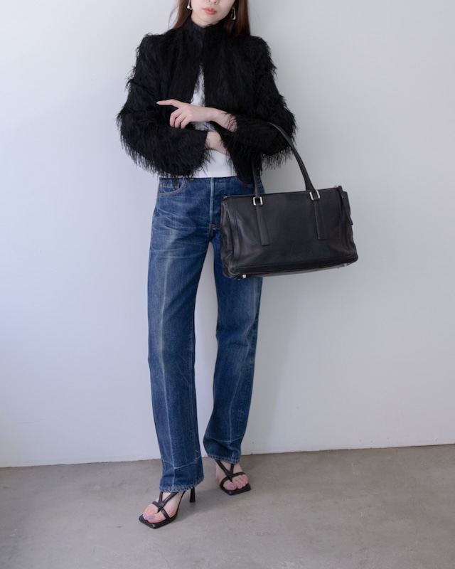 1990s Yves Saint Laurent - feather jacket