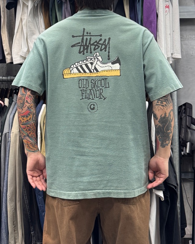 【Special!!】80’s~90’s old stussy Design Tee “SUPERSTAR” " OLD SKOOL FLAVOR " "黒タグ" “スーパースター”【高円寺本店】