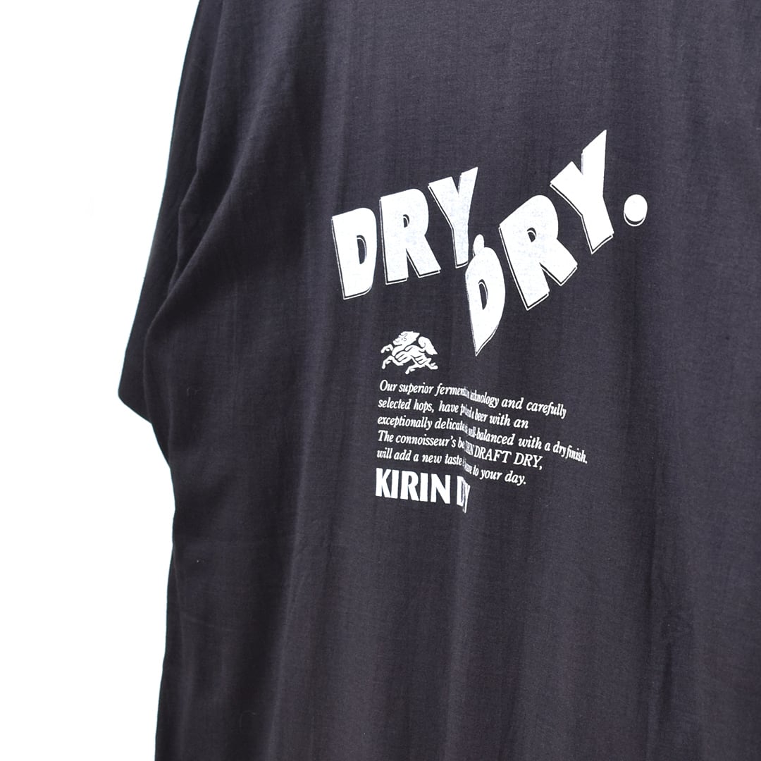デッドストック！80's 90's KIRIN BEER 染込みプリントTシャツ - T 