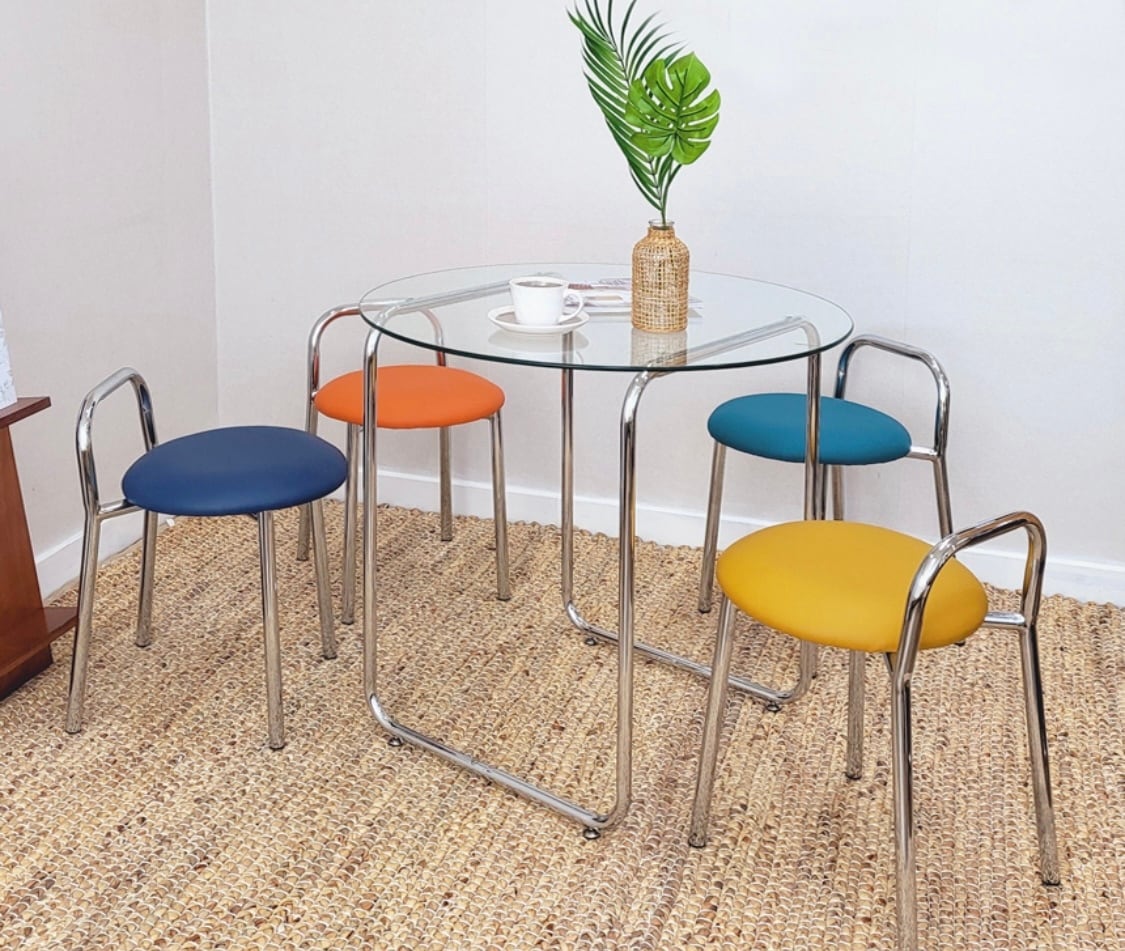 vivid metal steel stool 4colors / ビビッド メタルスチール vivid metal steel stool 4colors / ビビッド メタルスチール