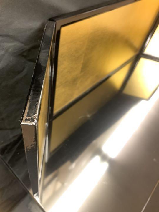 5段 焼箔 1340 雛人形飾り台屏風セット