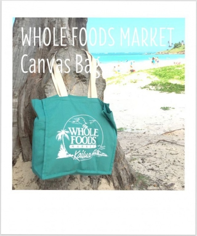 WHOLE FOODS MARKET　キャンバスバック ♪Kailua