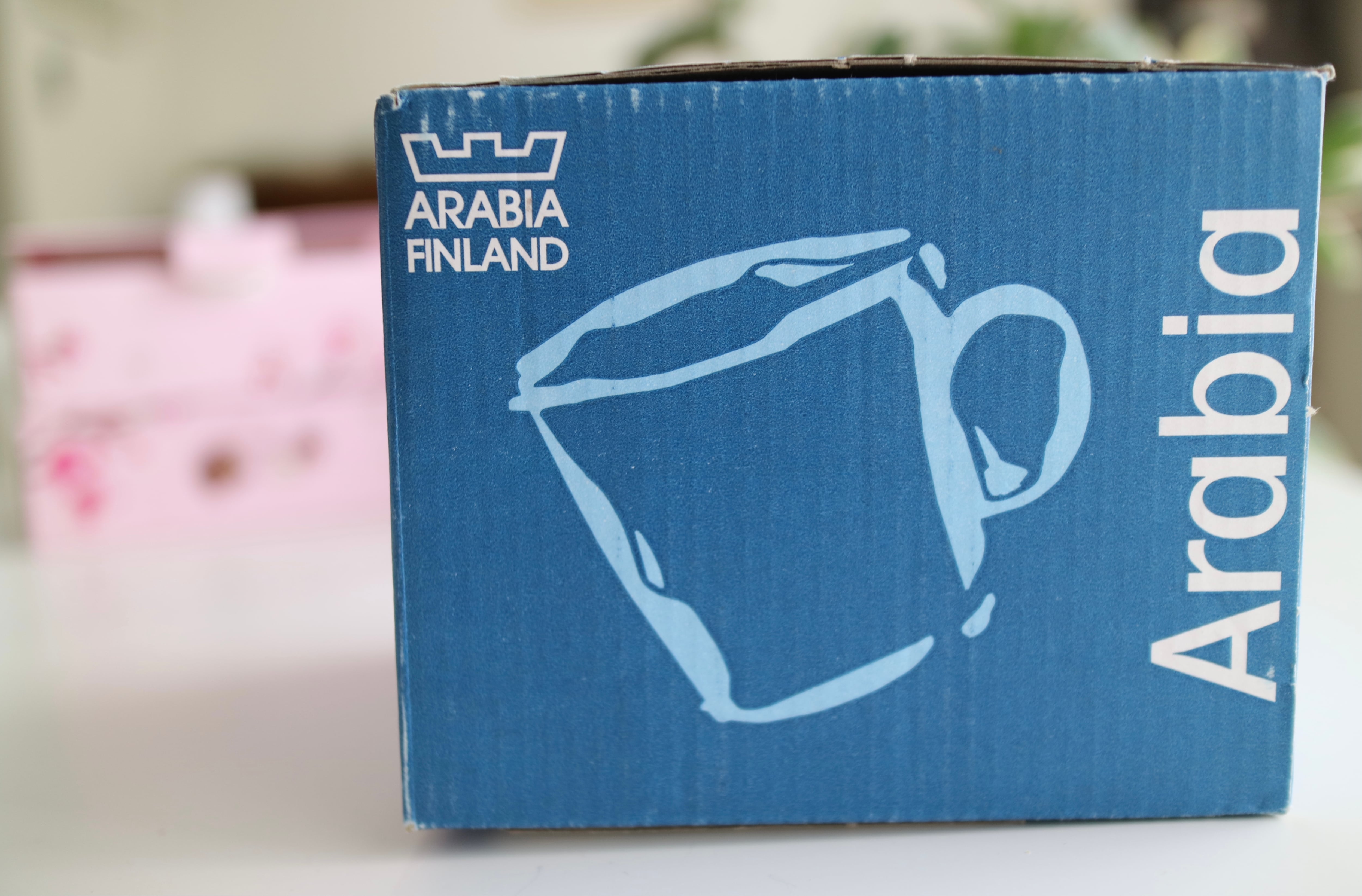 ARABIA アラビア / TEEMA コーヒーC&S / 廃盤グレー No.2709 ARABIA アラビア / TEEMA コーヒーC&S / 廃盤グレー No.2709