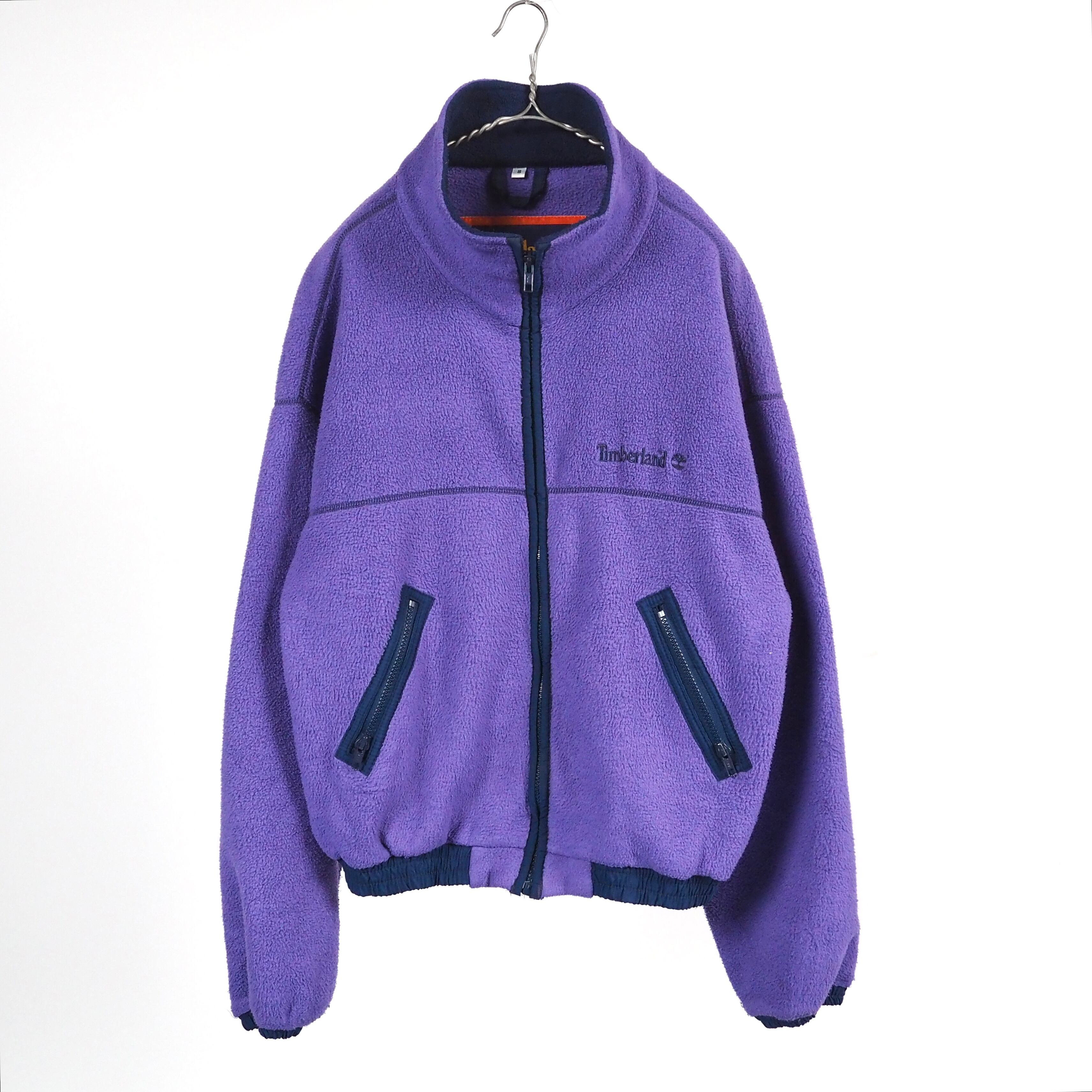 Timberland zip up fleece jacket S /USA製 90's ティンバーランド フリースジャケット