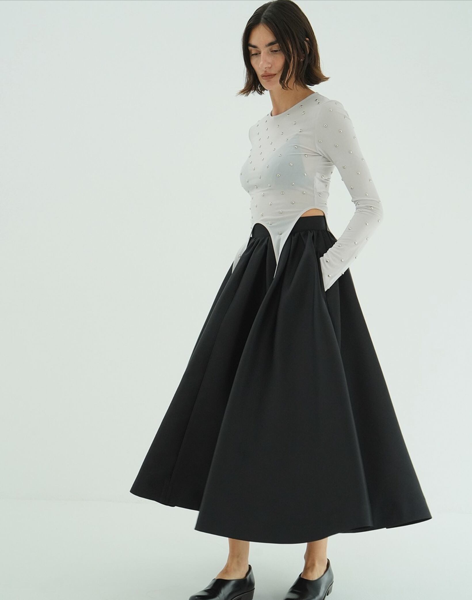 【新品未使用】CLANE VOLUME FLARE SKIRT 25AWサイズ1 VOLUME FLARE SKIRT｜CLANE（クラネ）公式通販｜THE TOKYO（ザ