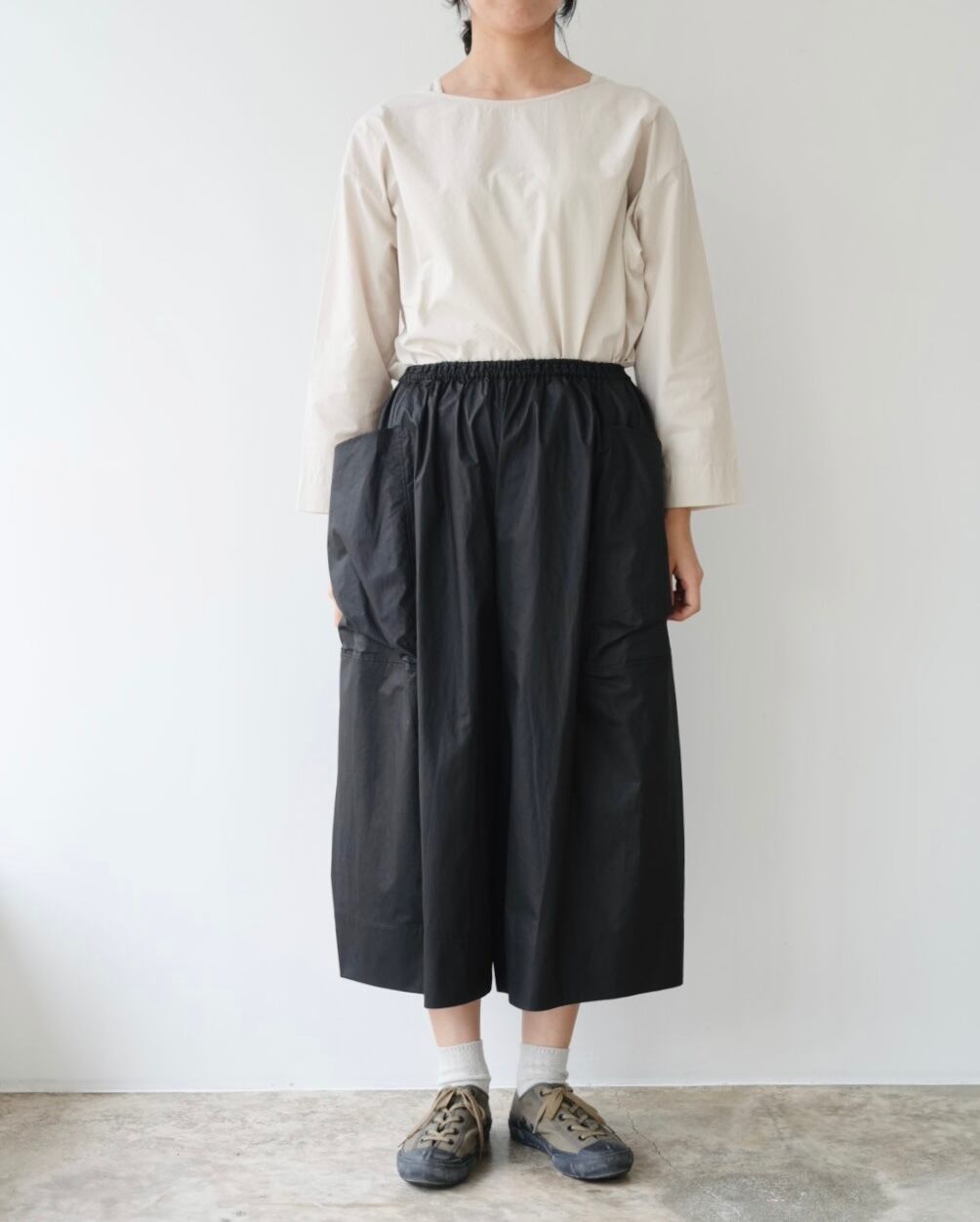 TENNE HANDCRAFTED MODERN ビッグポケットキュロット | Vie