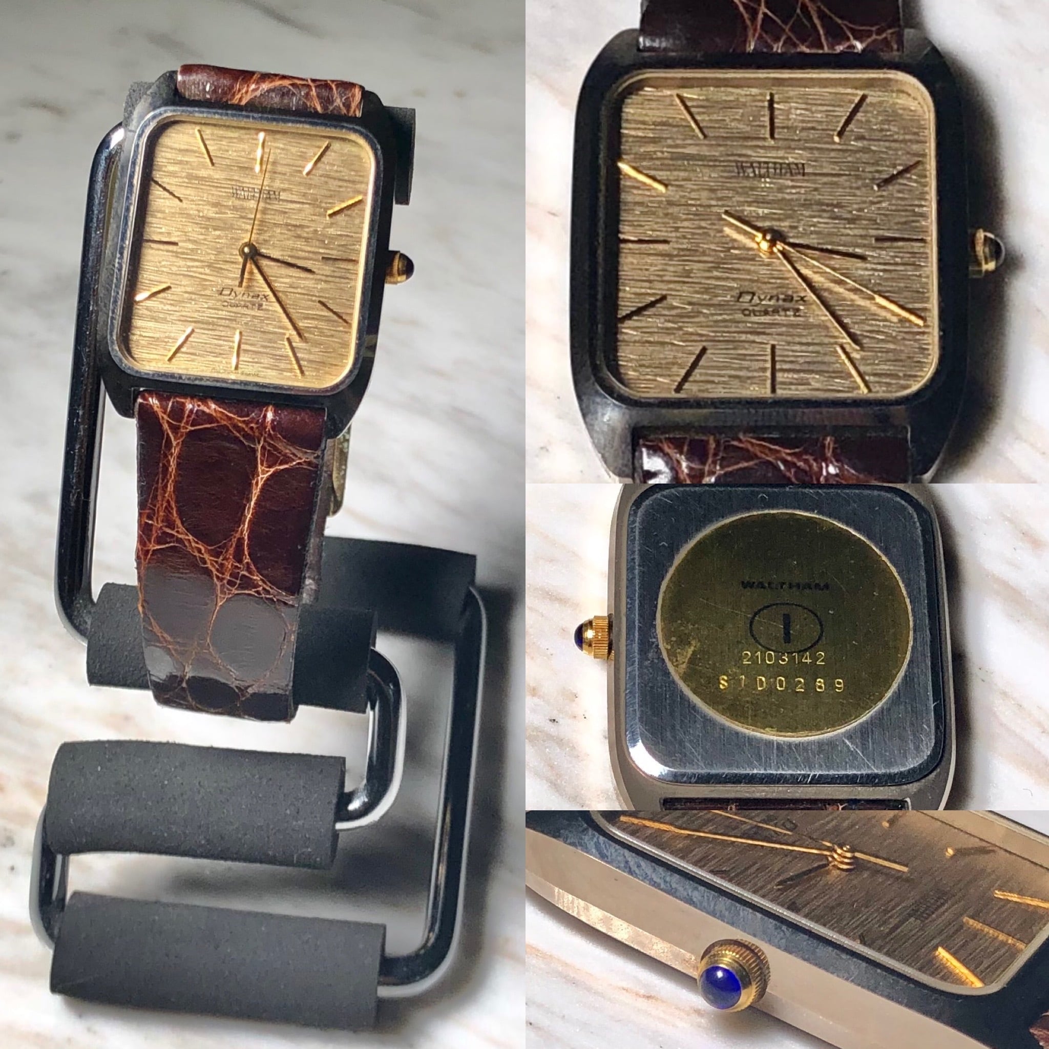 vintage WALTHAM quartz watch 