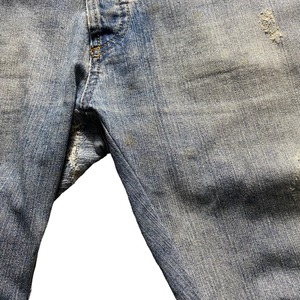 D&G back paint denim pants